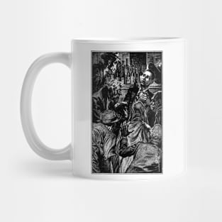 The Dead don't die! Retro Vintage Comic Book Mug